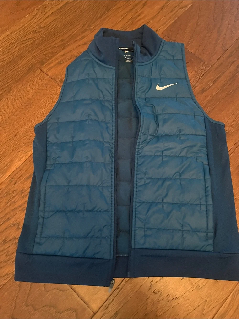 Nike Black Hoodie with Pink Swoosh Detail & Nike Running Vest